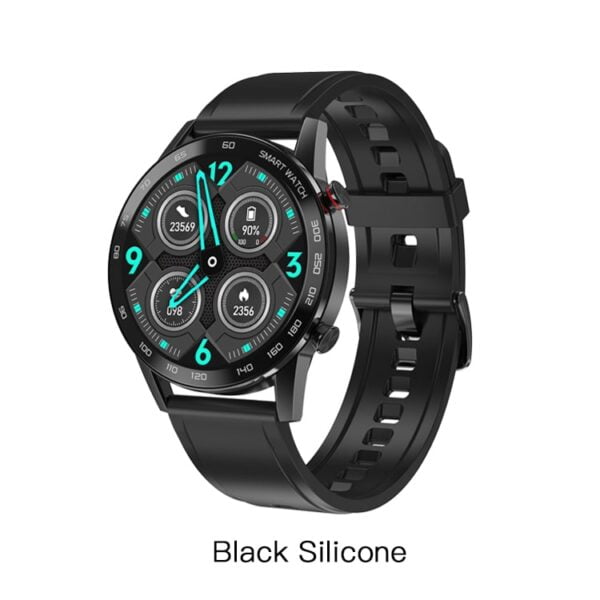 Смарт часовник ESEED DT95 - Силикон, черна - Technomani
