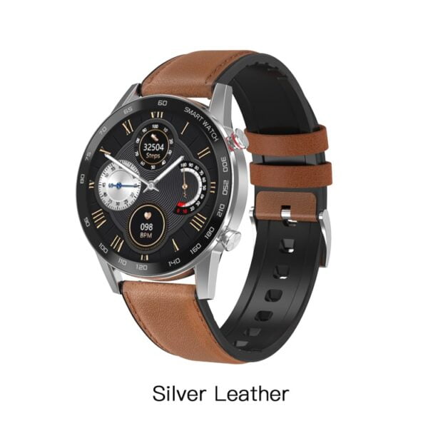 Смарт часовник ESEED DT95 - Кожа, кафява - Technomani