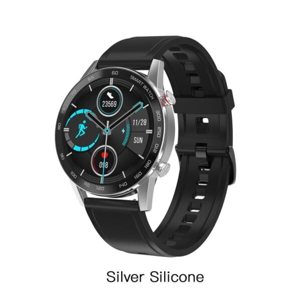 Смарт часовник ESEED DT95 - Силикон, сива - Technomani