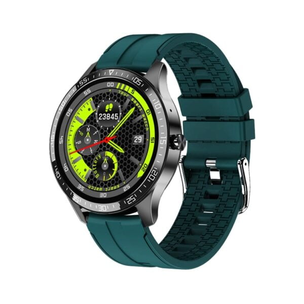 Смарт часовник ESEED L8 - силикон, зелен - TechnoMani