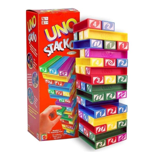 Семейна настолна дженга игра Uno Stacko - Technomani
