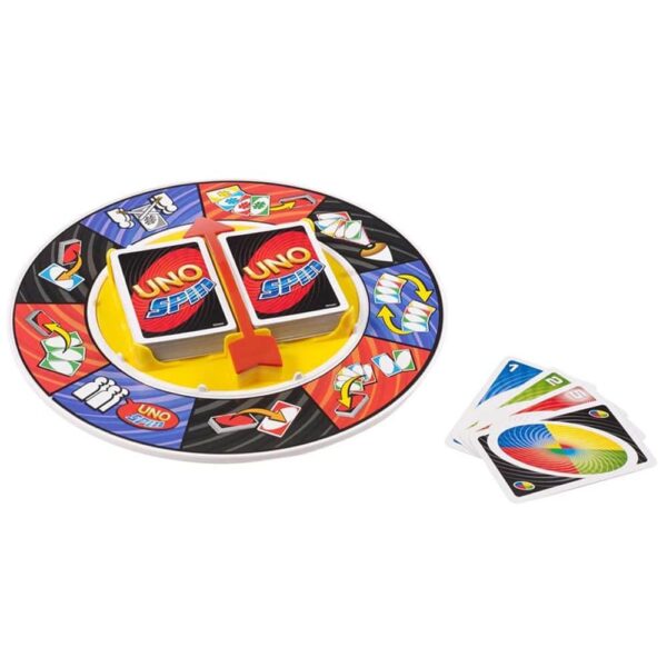 Семейна парти игра Uno Spin за до 10 играчи - Technomani
