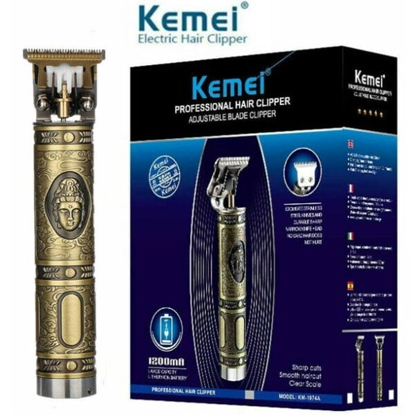Професионална самобръсначка за бръснене и подстригване Kemei KM-1974A - Technomani