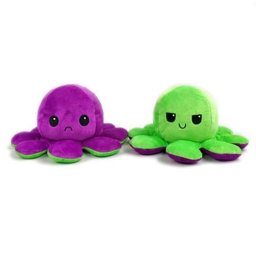 Двулицев плюшен октопод играчка - Technomani
