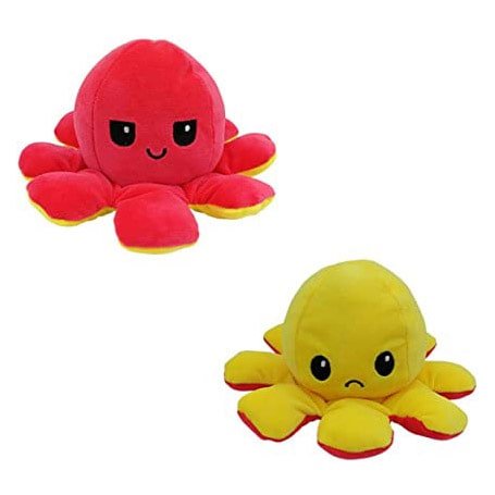 Двулицев плюшен октопод играчка - Technomani