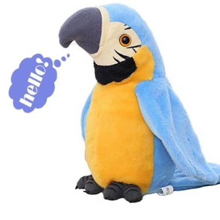 Говорещ плюшен папагал - Technomani