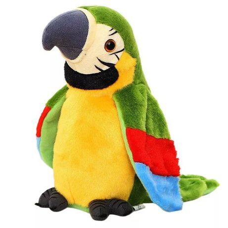 Говорещ плюшен папагал - Technomani