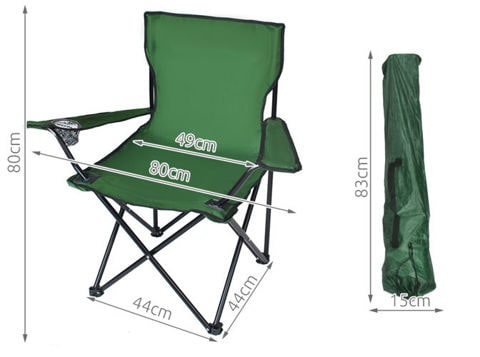 Сгъваем стол за къмпинг и риболов - покривало за дъжд - Technomani