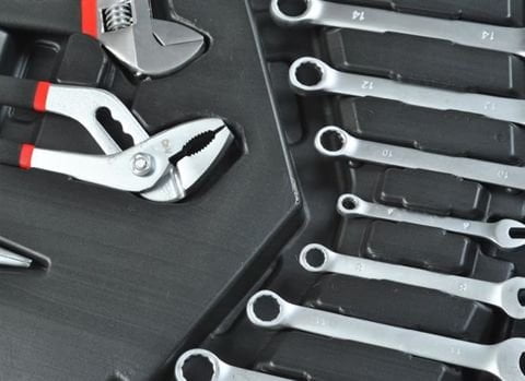 Комплект инструменти 187 части в метален куфар - Technomani