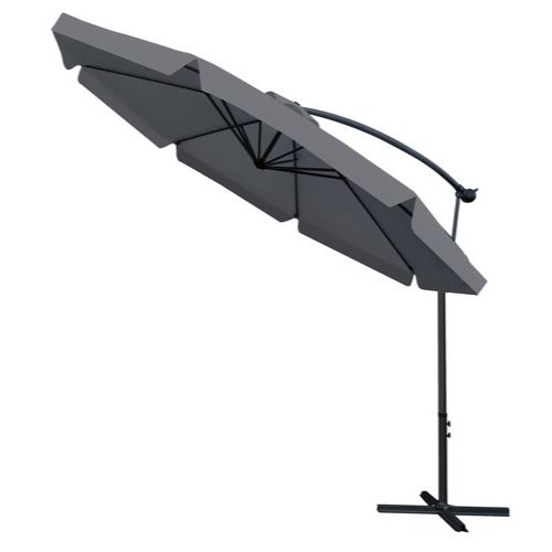 Градински чадър за слънце Malatec със стойка тип "лале" – 3 м - Technomani