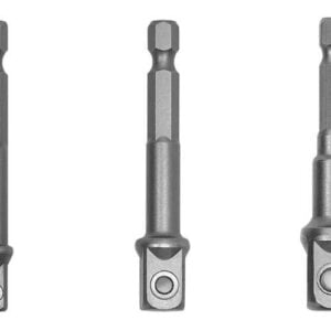 3 броя адаптери за винтоверт – 1/4, 3/8 и 1/2 " - Technomani