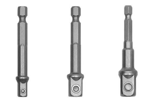 3 броя адаптери за винтоверт – 1/4, 3/8 и 1/2 " - Technomani