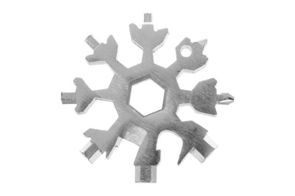 Мултифункционален ключодържател “Снежинка” 18в1 - Technomani