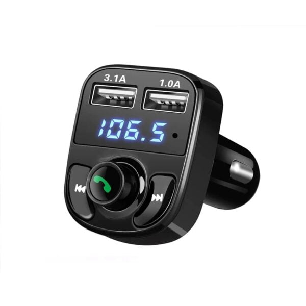 Bluetooth FM трансмитер за автомобил Х8 - Technomani