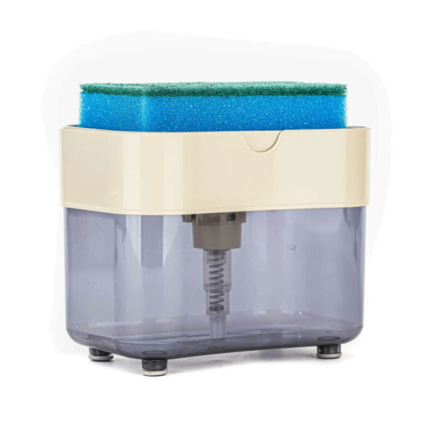 Дозатор за течен сапун и държач за гъба - Technomani