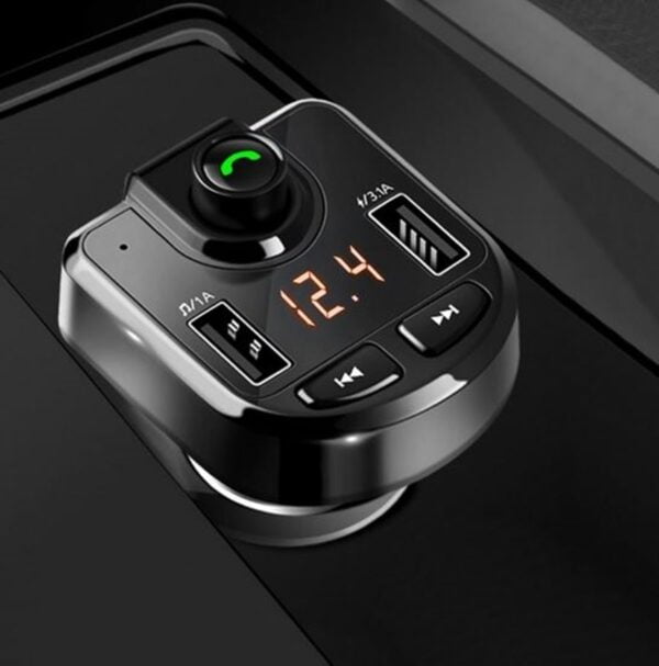 Мултифункционално Bluetooth MP3 устройство за автомобил и зарядно - Technomani