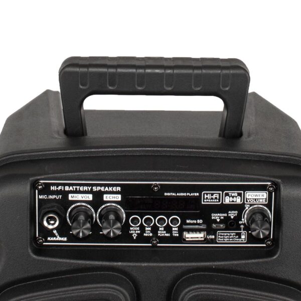 Тонколона с микрофон Rancore RS81X с LED светлини - Technomani