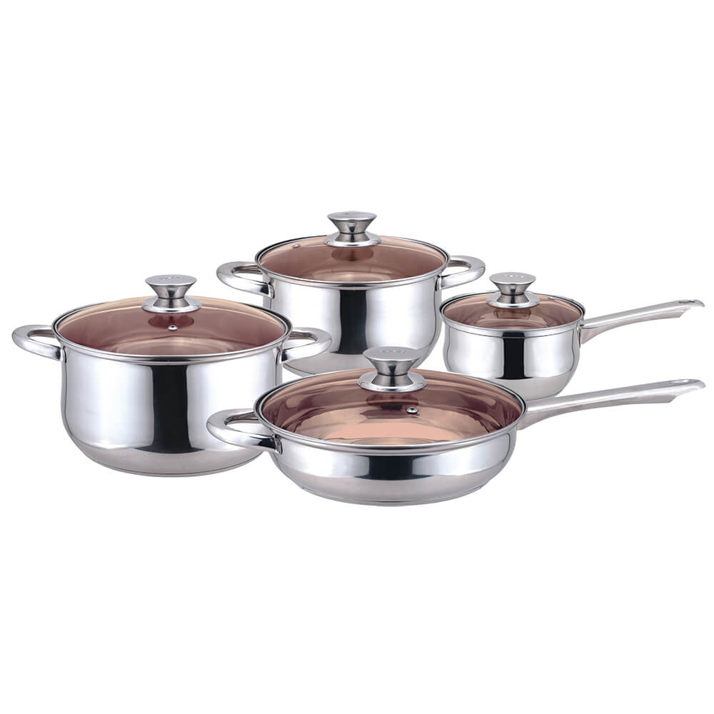 Комплект готварски съдове 8 части Muhler MR-842