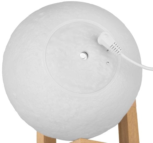 Нощна лампа и арома дифузер ЛУНА с етерични масла - Technomani