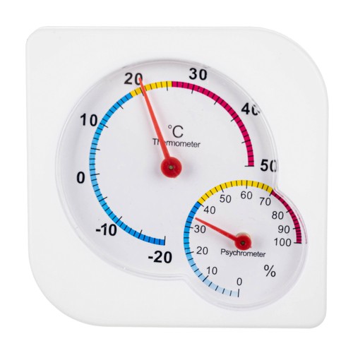 Аналогов термометър и хигрометър