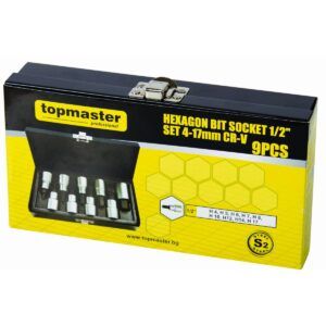 Вложки торкс 1/2″ 4-17mm к-т 9бр CR-V TMP Вложки торкс 1/2" 4-17mm к-т 9бр CR-V TMP - Potrebno