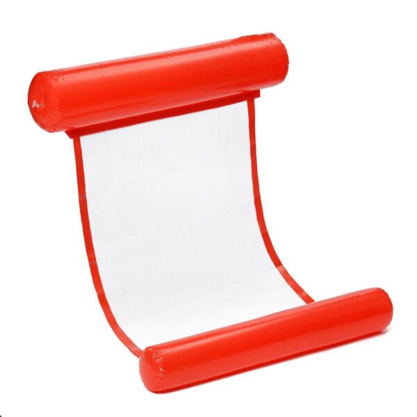 Надуваемо плажно кресло, 110 х 80 см, за използване във водата - Червен - Technomani