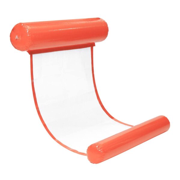 Надуваемо плажно кресло, 110 х 80 см, за използване във водата - Оранжев - Technomani