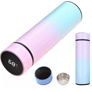 Цветна термо чаша със сензорен дисплей, 500мл