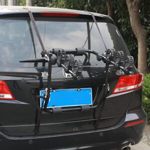 Багажник за 2 или 3 велосипеда метален сгъваем - с гумени накрайници