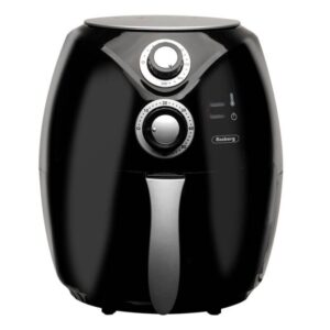 Фритюрник с горещ въздух Air Fryer Rosberg Premium RP51980C, 1600W, 2.6 литра, 80°C~200°C, Таймер, Черен - Technomani