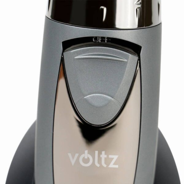 Машинка за подстригване Voltz V51810C, 3W, Безжична, Титаниеви остриета, Сив - Technomani