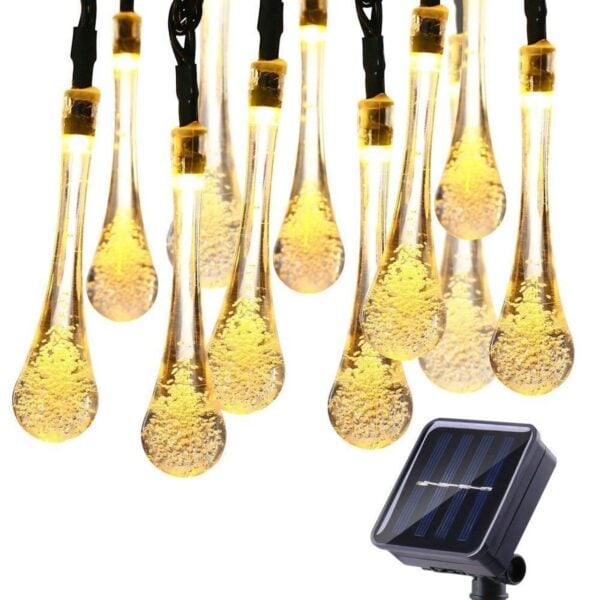 Декоративни соларни лампи капки IA035 - Technomani.bg