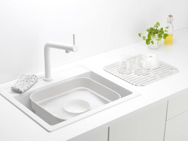 Купа за миене и отцеждане Brabantia SinkSide Light Grey - Technomani