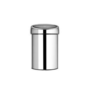 Кош за смет Brabantia Touch Bin 3L, Brilliant Steel - Technomani