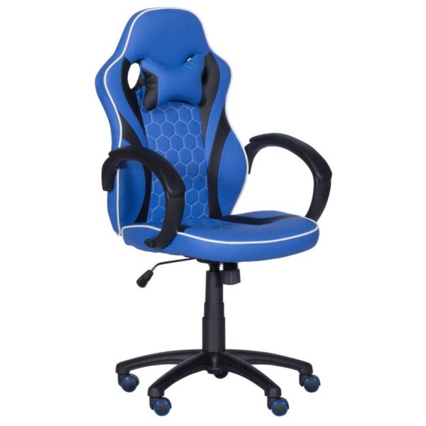 Геймърски стол Carmen 6303 - син-черен - Technomani