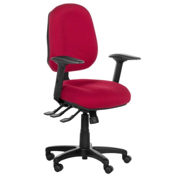 Ергономичен стол DANILA - червен - Technomani