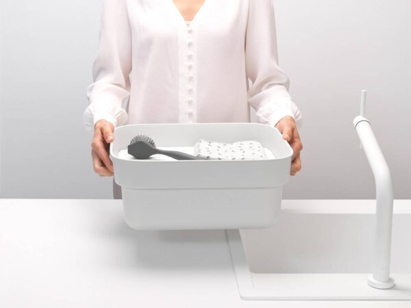 Купа за миене и отцеждане Brabantia SinkSide Light Grey - Technomani