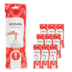 Торба за кош Brabantia PerfectFit Slide/Paper Bin размер B, 5L, 200 броя, кутия - Technomani