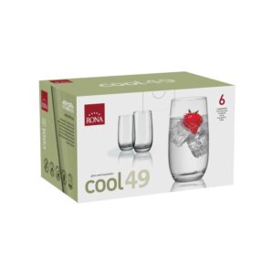 Чаша за вода Rona Cool 4218 350ml, 6 броя - Technomani