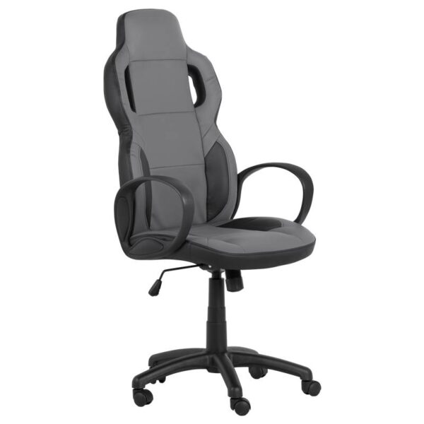Геймърски стол Carmen 7510 - черно-сив - Technomani