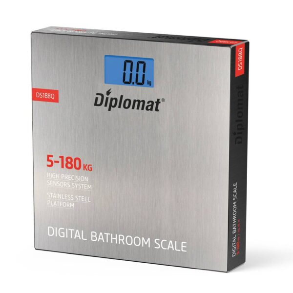 Везна DIPLOMAT DS188Q електронна, INOX, 180kg - Technomani