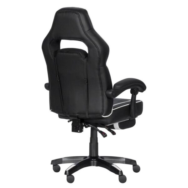 Геймърски стол Carmen 6198 - черен-бял - Technomani