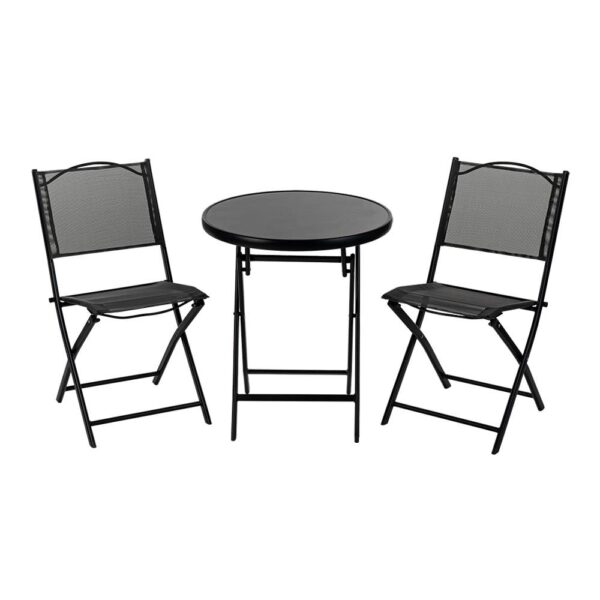 Градински сгъваем сет Muhler - маса и два стола - Technomani
