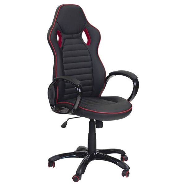 Геймърски стол Carmen 7502 - черно-червен - Technomani