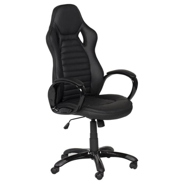 Геймърски стол Carmen 7502 - черен - Technomani