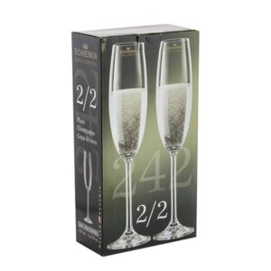 Чаша за шампанско Bohemia Royal 2 For 2 230ml, 2 броя - Technomani