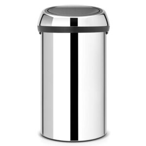 Кош за смет Brabantia Touch Bin 60L, Brilliant Steel - Technomani