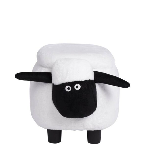 Детска табуретка с ракла - бяла овца - Technomani