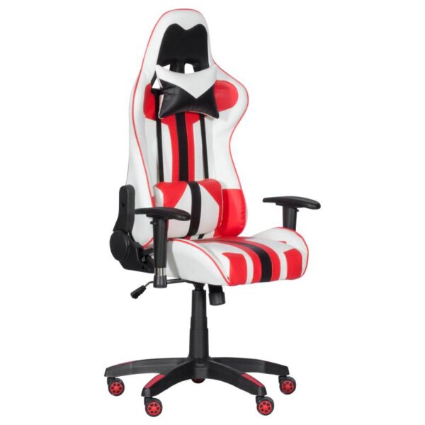 Геймърски стол Carmen 6192 - червен-бял - Technomani
