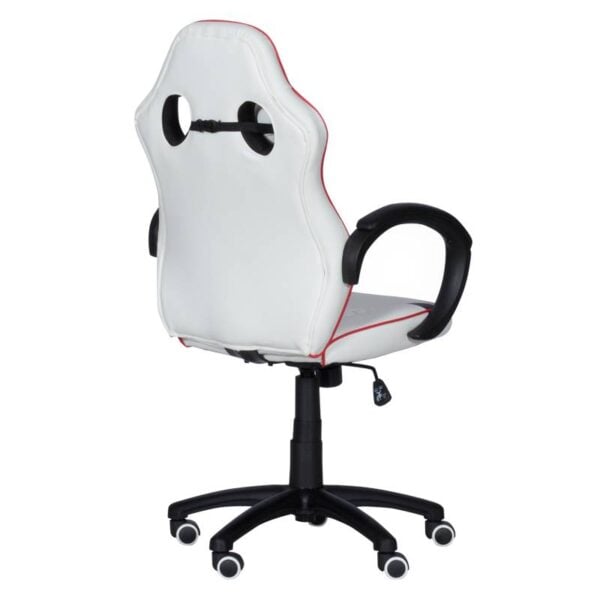 Геймърски стол Carmen 6307 - бяло-черен - Technomani
